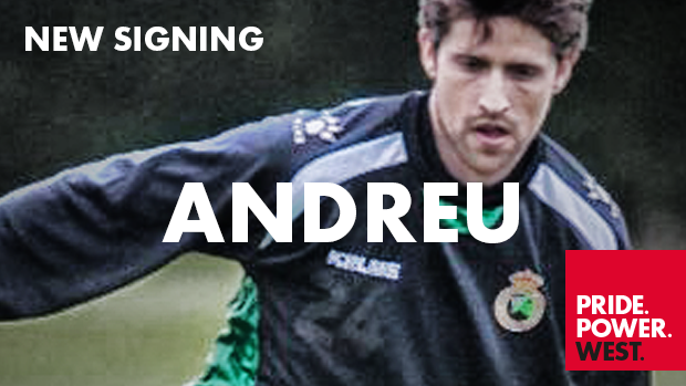 Andreu Signing Photo