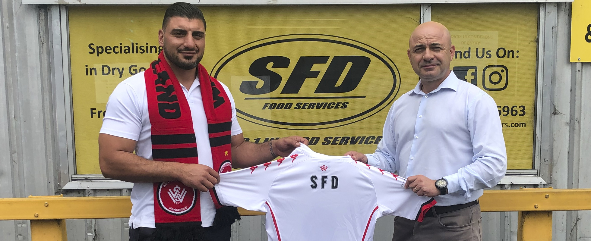 Sfd Partners Wanderers confirm partnership with SFD Food Services - Western Sydney ...