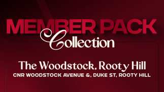 This Afternoon: Wanderers Member Pack Collection at The Woodstock Hotel