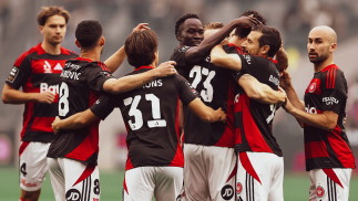 Wanderers Claim First Win of the Season in Five-Goal Thriller at CommBank Stadium