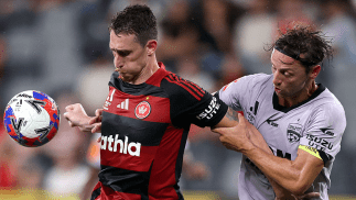 Wanderers fall to Adelaide United in six-goal contest at CommBank Stadium