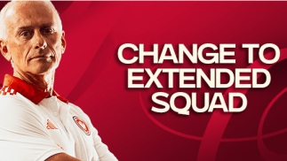 Changes to the extended match day squad