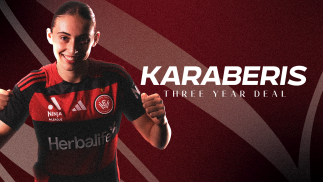 Wanderers secure young talent Karaberis on three-year deal