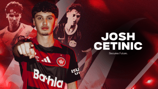 Local talent Cetinic commits future to Wanderers 