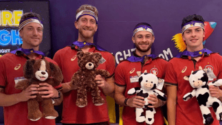 Wanderers bring smiles to young patients with Starlight and Build-A-Bear
